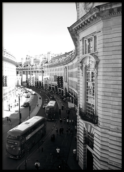Regent Street Plakát ve skupině Plakáty / Fotografické umění na Desenio AB (11373)