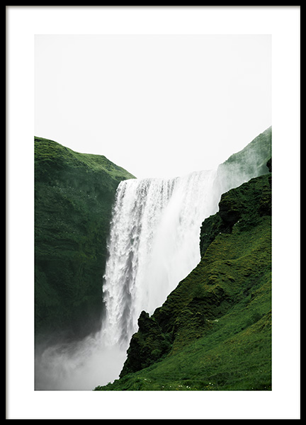 Skogafoss View Plakát ve skupině Plakáty / Přírodní motiv na Desenio AB (13355)