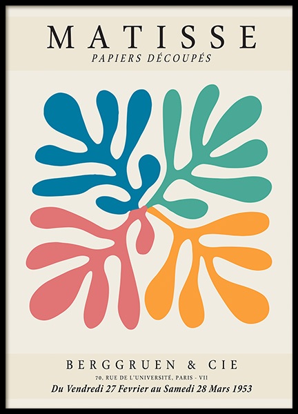 Matisse Papiers Plakát ve skupině Plakáty / Grafické na Desenio AB (14497)