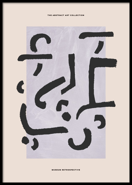 Lilac Abstract Plakát ve skupině Plakáty / Umělecké motivy na Desenio AB (14767)