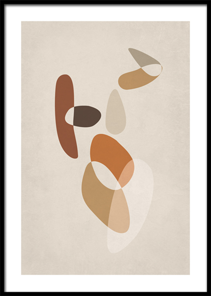 Body Shapes No1 Plagat ve skupině Plakáty / Grafické na Desenio AB (14885)