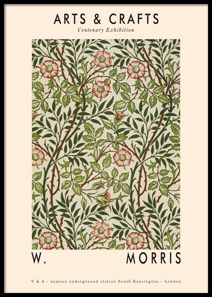 Arts & Crafts Green Plagat ve skupině Plakáty / Ilustrace na Desenio AB (14959)