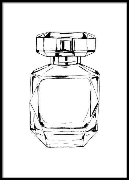Perfume Three Plakát ve skupině Plakáty / Černobílé na Desenio AB (2582)