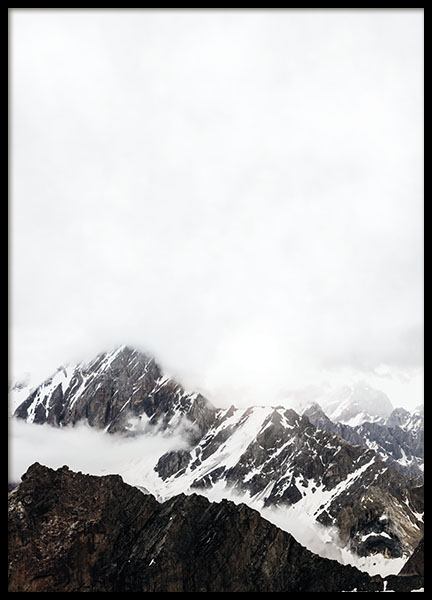 Plakáty s vkusnými fotografiemi hor