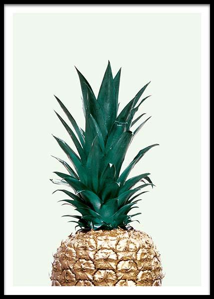 Green Pineapple, Plakát ve skupině Plakáty / Umělecké motivy na Desenio AB (8210)