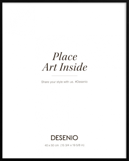 Kovový černý rám, 40x50