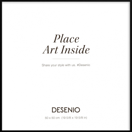 Kovový černý rám, 50x50