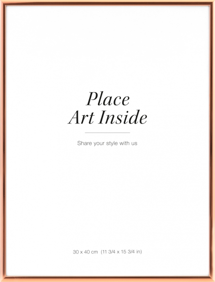 Kovový měděný rám, 30x40