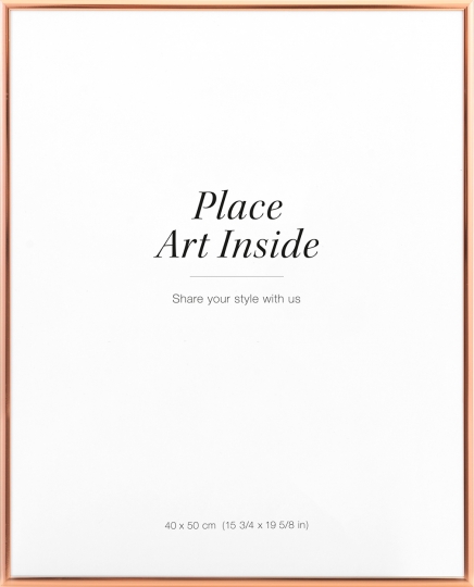 Kovový měděný rám, 40x50