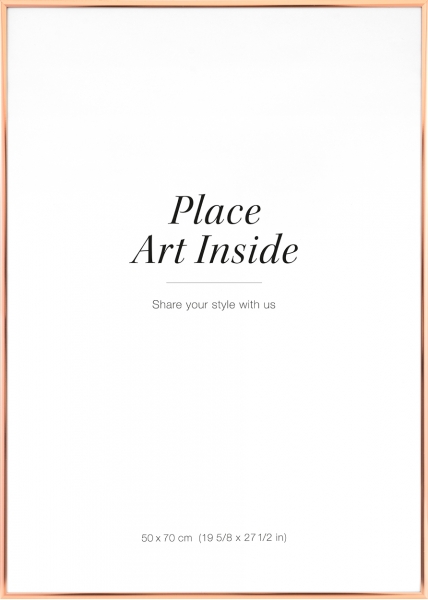 Kovový měděný rám, 50x70