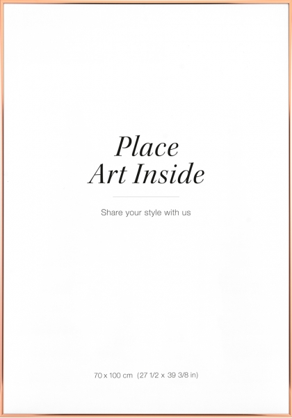 Kovový měděný rám, 70x100