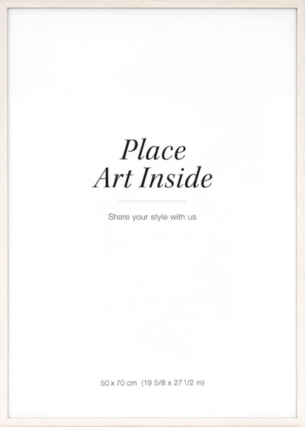 Světlý dřevěný rám, 50x70