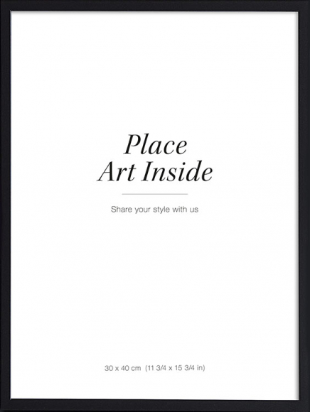 Černý dřevěný rám, 30x40