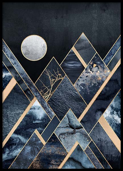 Stormy Mountains Plakát ve skupině Plakáty / Umělecké motivy na Desenio AB (pre0020)