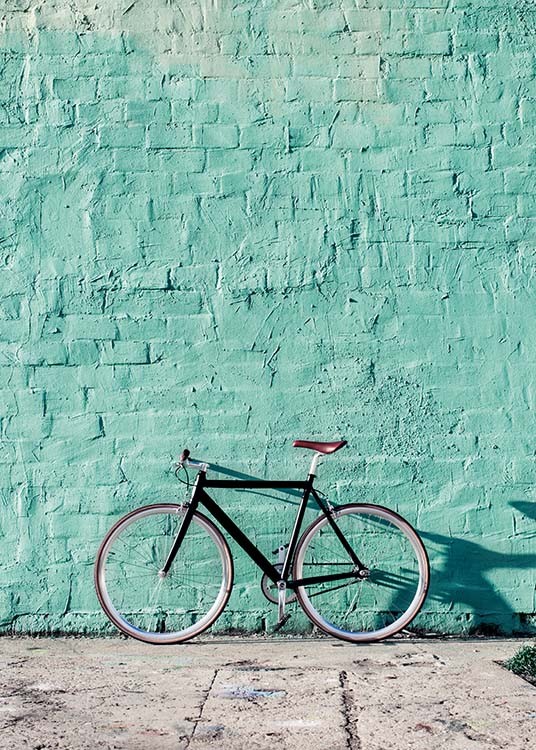 Mint Bike Plakát / Fotografické umění na Desenio AB (10043)
