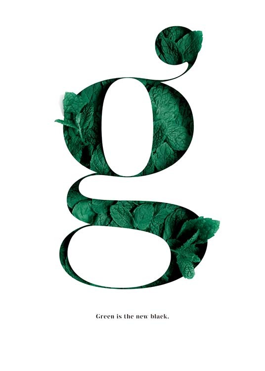 Green Is The New Black Plakát