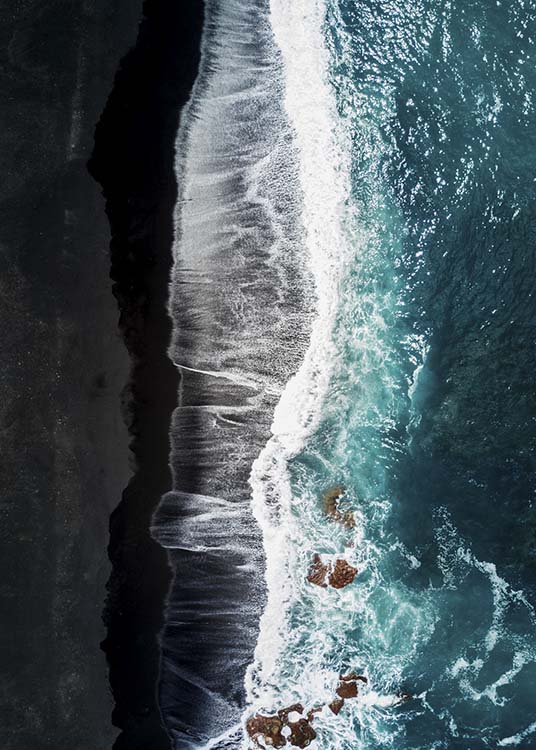 Black Beach Above Plakát