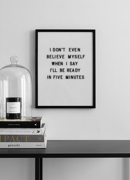 Five Minutes Plakát / Zábavné na Desenio AB (10357)