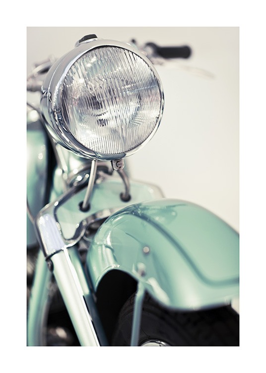 Retro Motorcycle Plakát / Fotografické umění na Desenio AB (10639)
