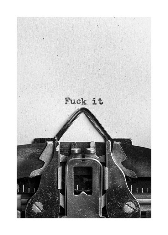 F**k It Plakát