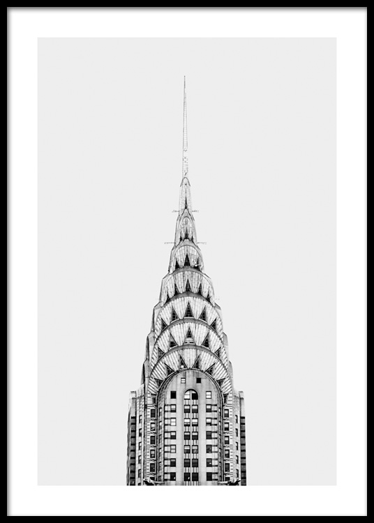 Chrysler Building Poster Chrysler Gebaude Desenio Cz