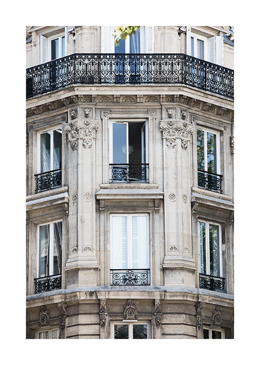 Paris Facade Plakát