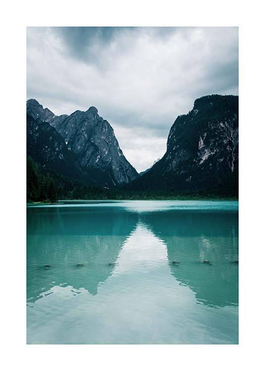 Dobbiaco Lake Plakát