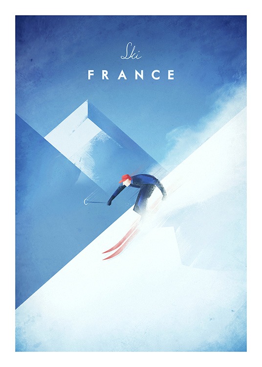 Ski France Plakát