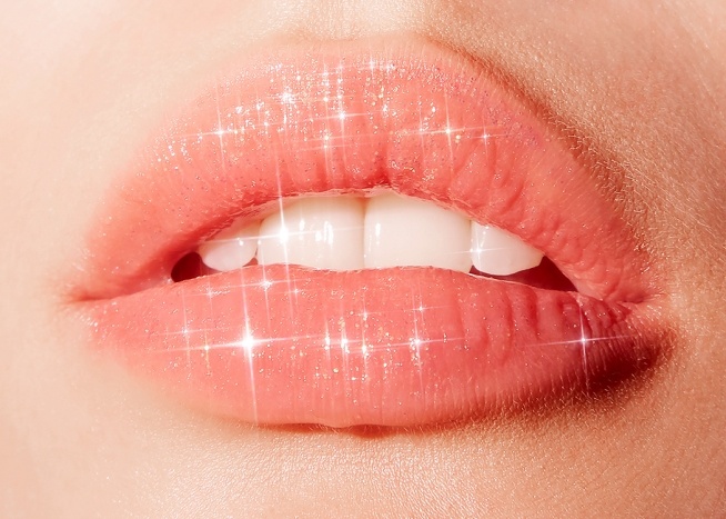 Sparkling Lips Plakát / Fotografické umění na Desenio AB (12031)