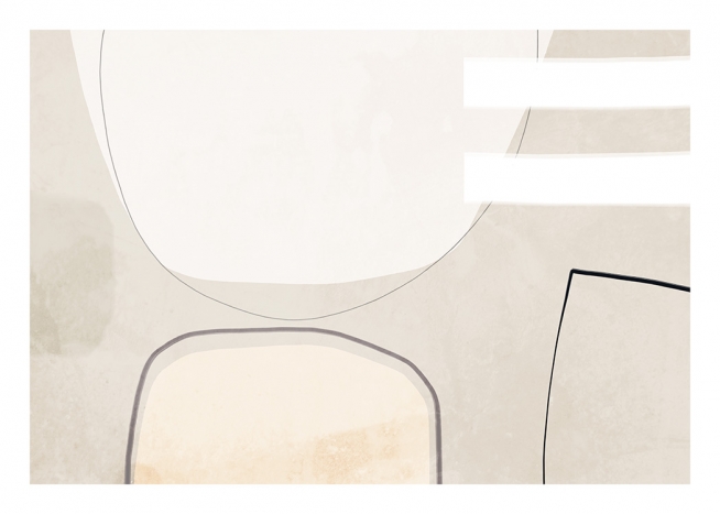 Beige Balance Plakát