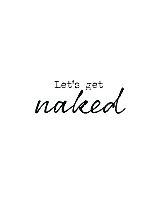Get Naked Plakát
