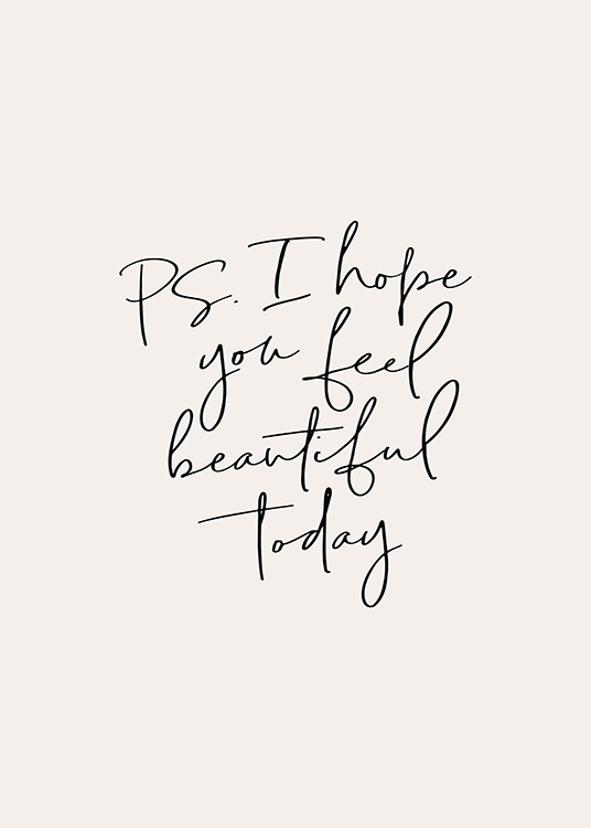 Feel Beautiful Plakát