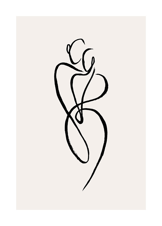 Painted Lines No2 Plakát