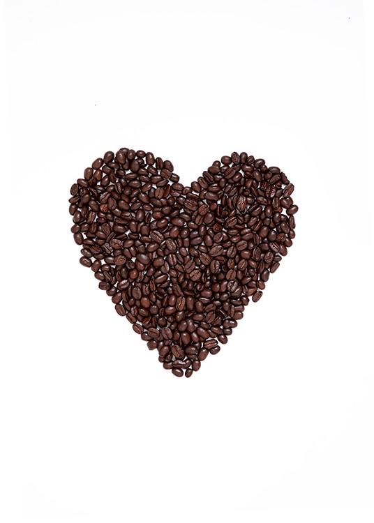Coffee Heart Plakát