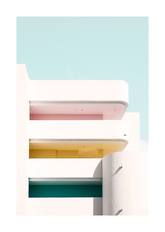 Color Balconies Plakát