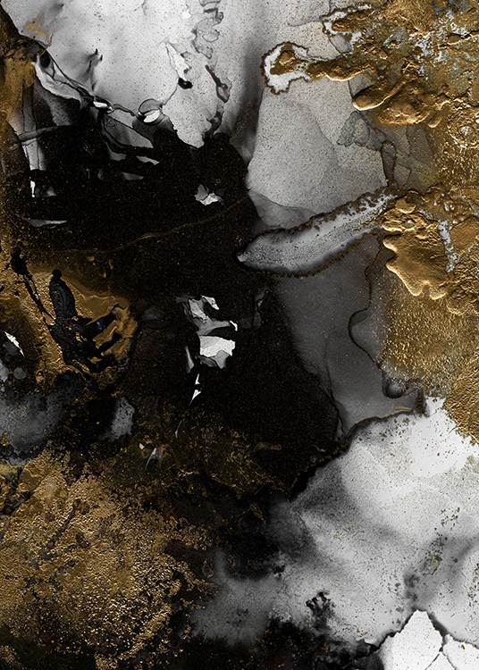 Black & Gold Plakát