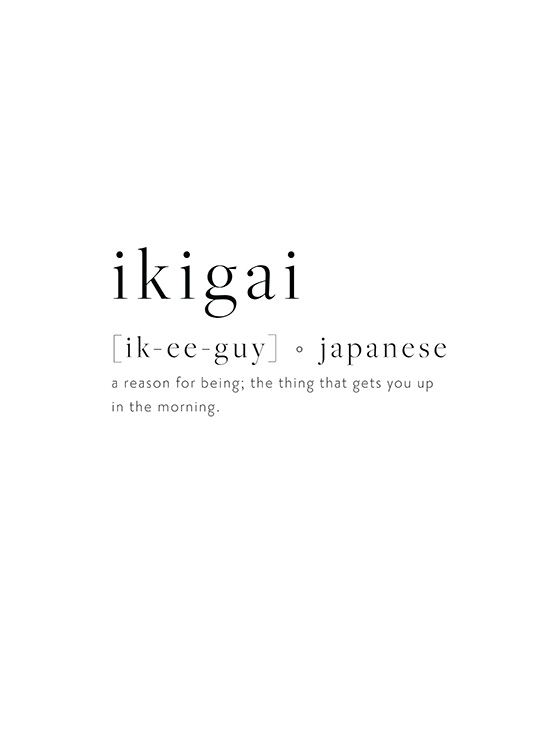 Ikigai Plakát