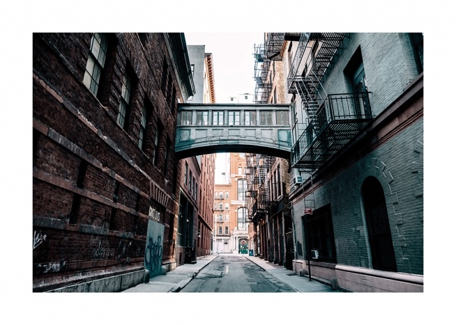 Tribeca Alleyway Plakát
