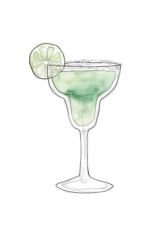 Margarita Illustration Plakát