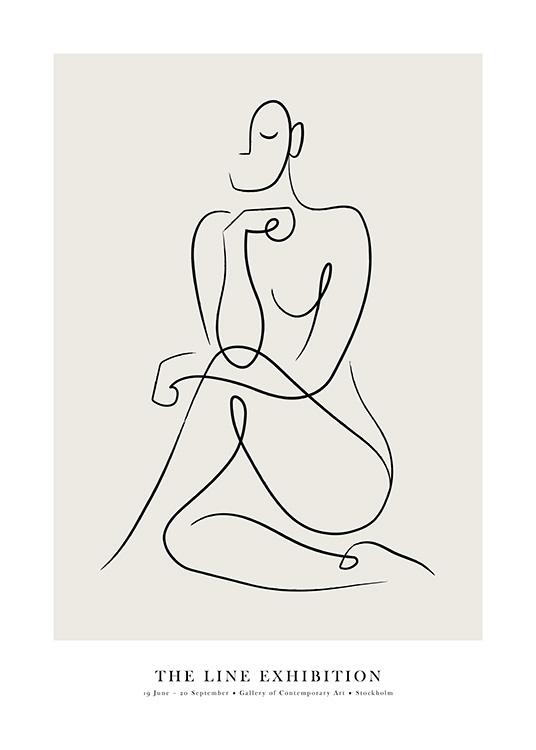 The Line Exhibition No2 Plakát