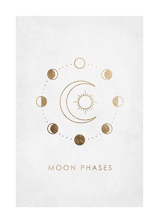 Moon Phases Plakát