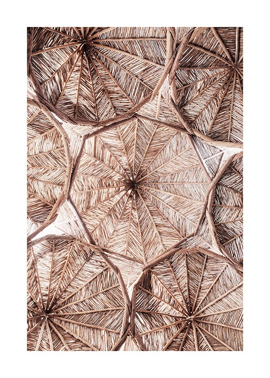 Organic Roof Pattern Plakát