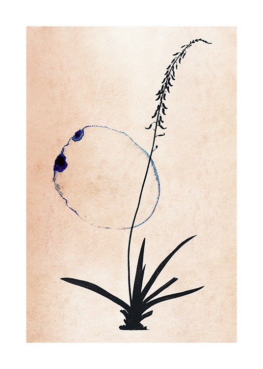 Blossom Outline No2 Plakát