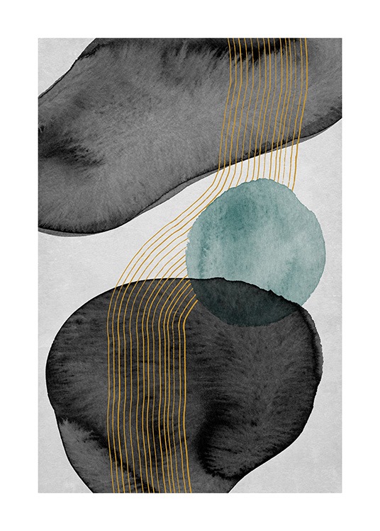 Ash and Moss No4 Plakát