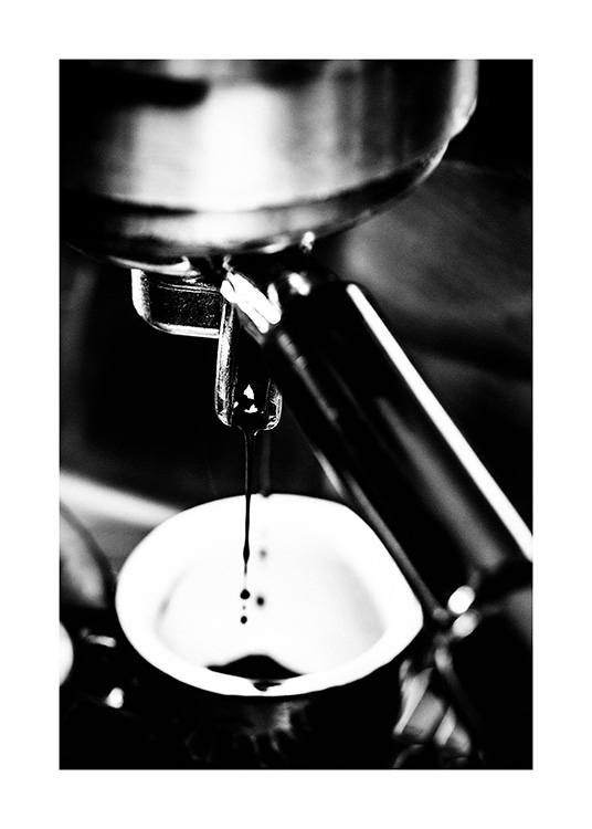 Espresso In the Making Plakát