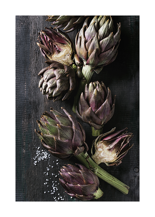 Artichokes And Salt Plakát
