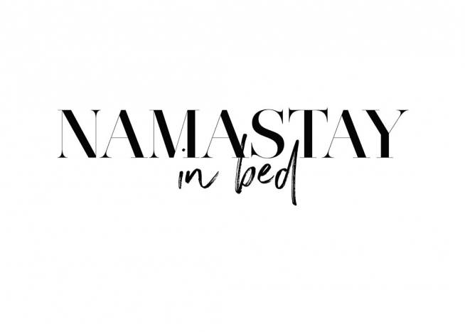 Namastay In Bed Plakát