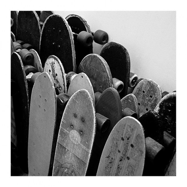 Rows Of Skateboards Plakát