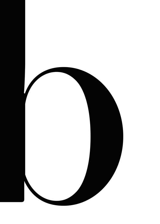Letter B Plakát