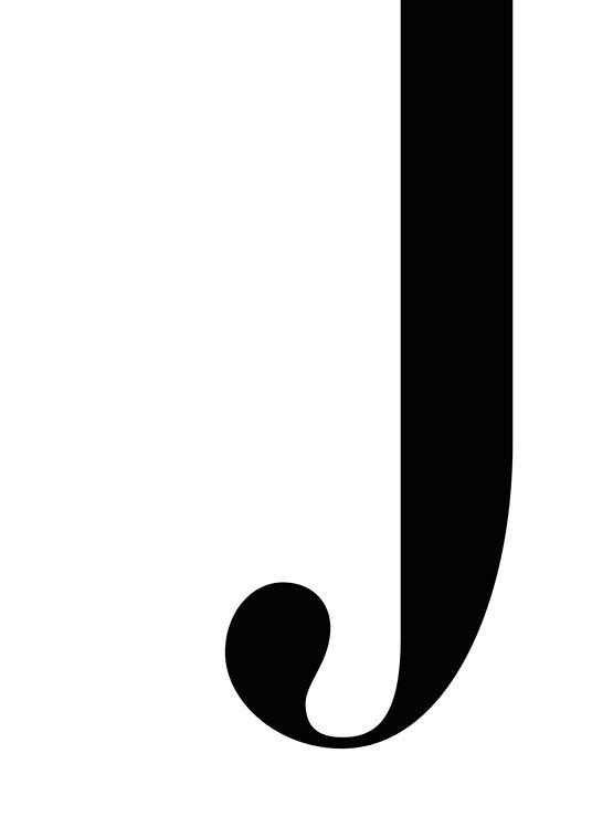 Letter J Plakát